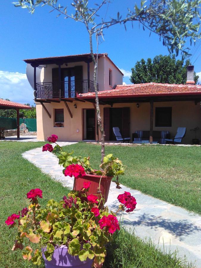 The Cottage House Ormos Panagias Bagian luar foto