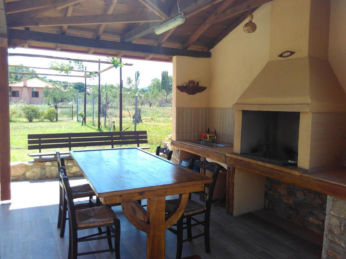 The Cottage House Ormos Panagias Bagian luar foto